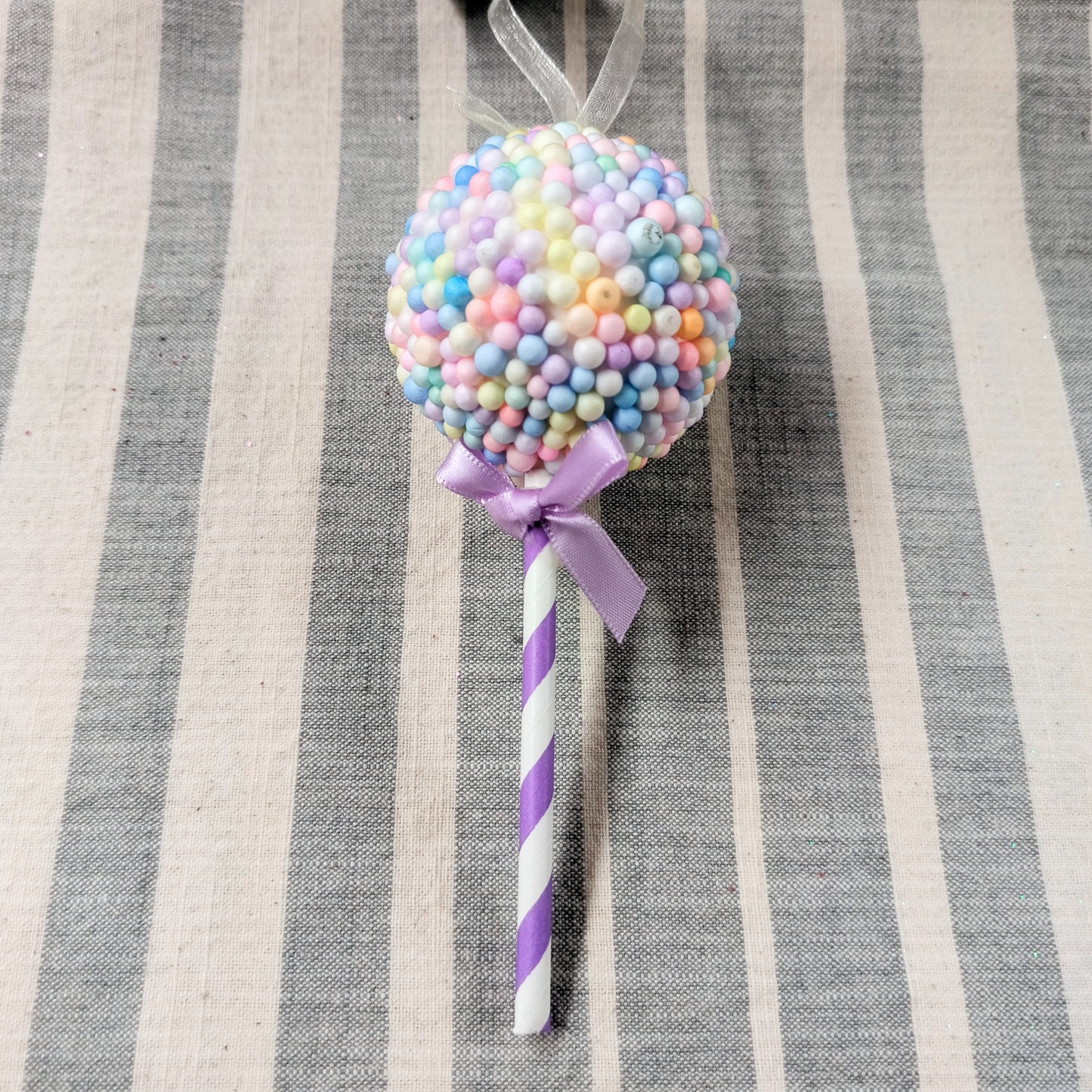 Bubblegum Ball Lollipop Ornament
