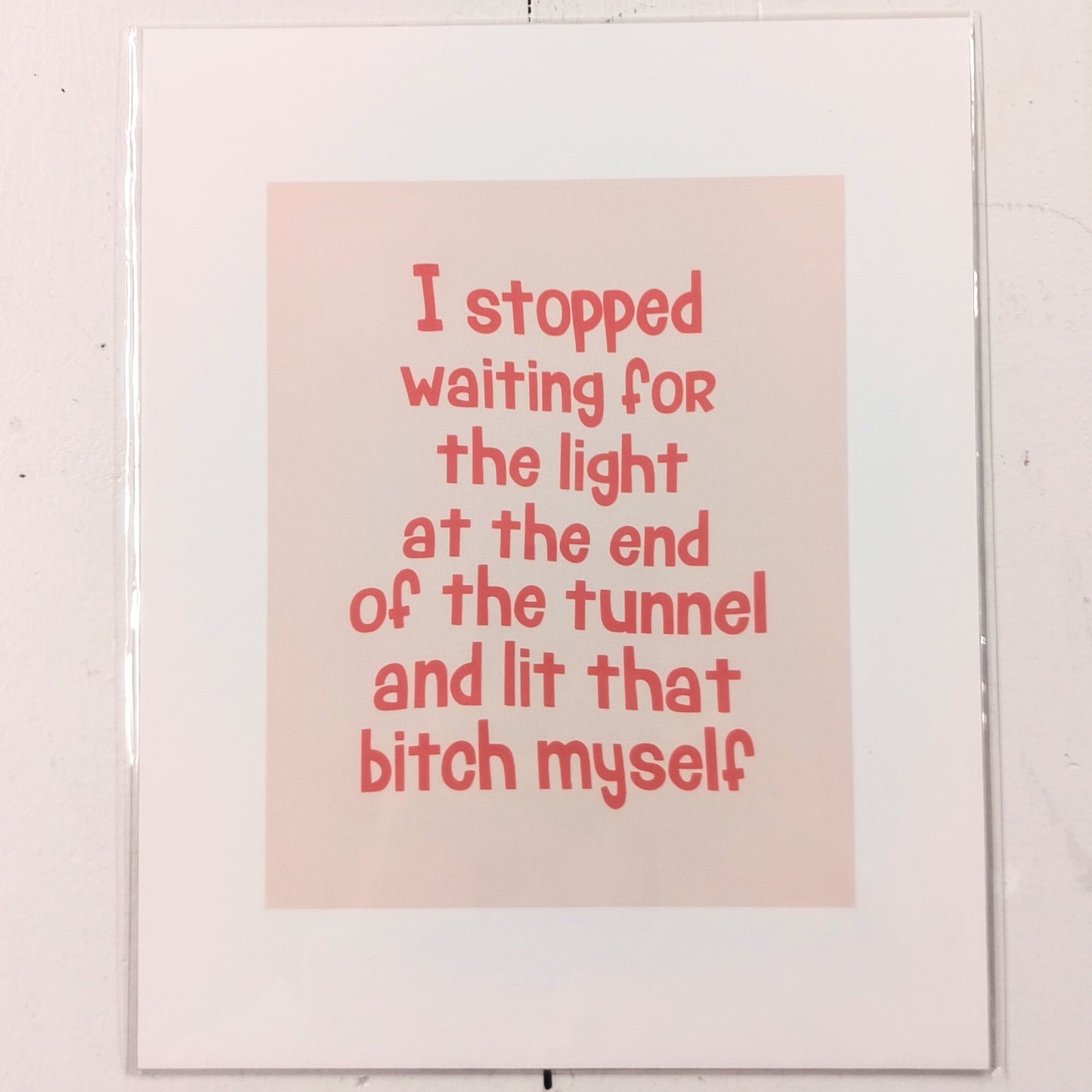 8 x 10" Cardstock Print