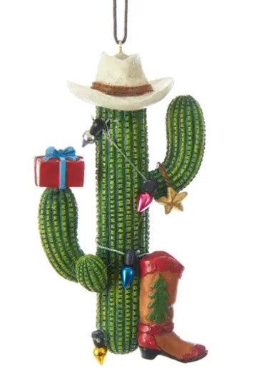 Cactus w/ Boot Ornament