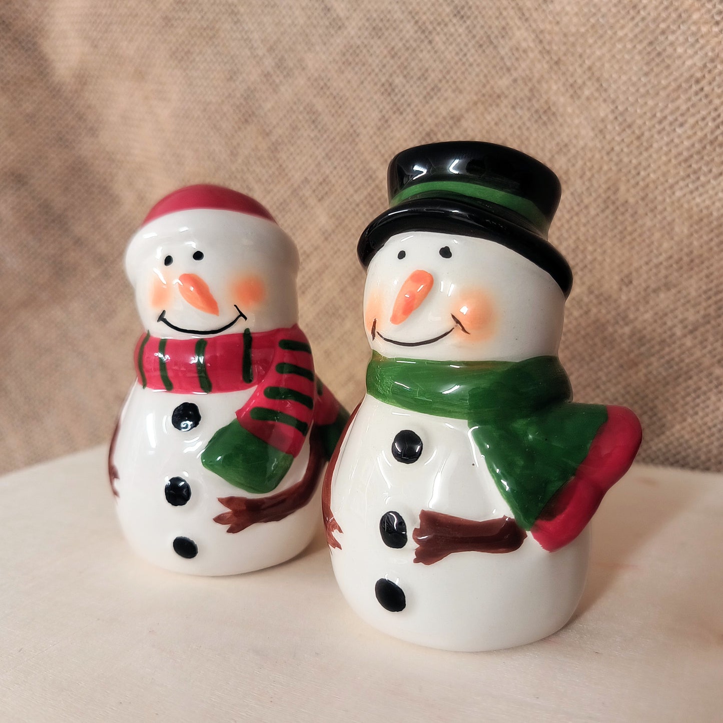 Jolly Snowman Salt & Pepper Set