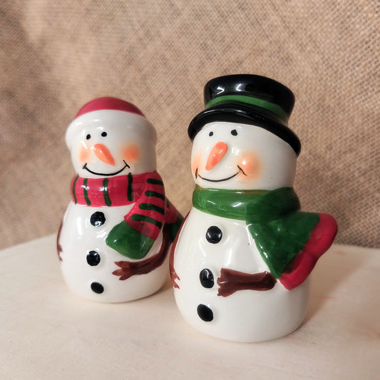 Jolly Snowman Salt & Pepper Set
