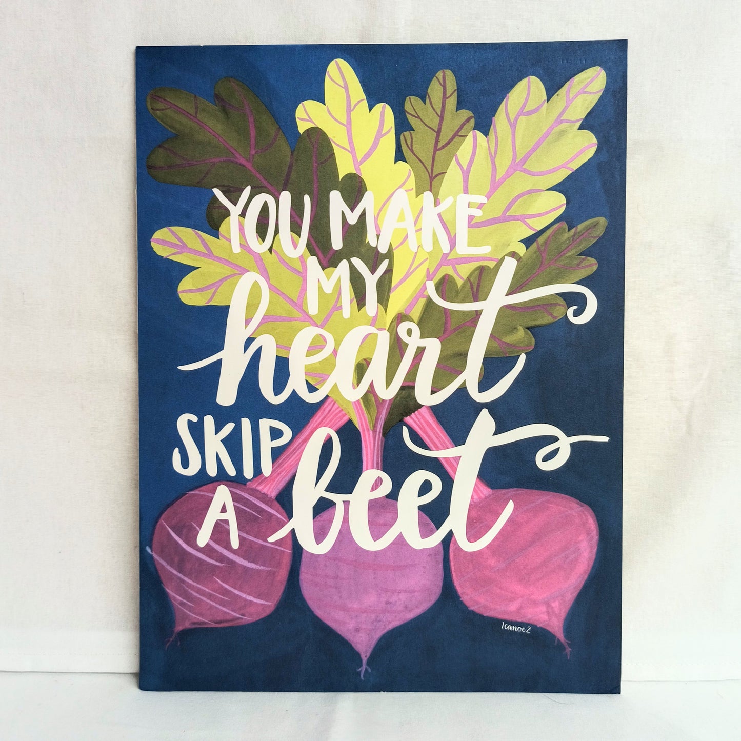 Skip A Beet Cardstock Print