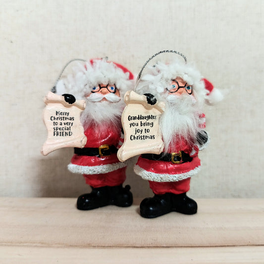 Santa Personal Ornament