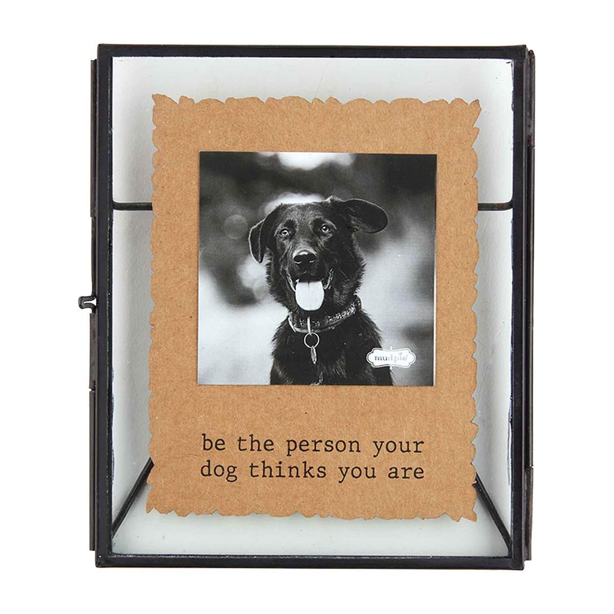 Be Person Glass Pet Frame