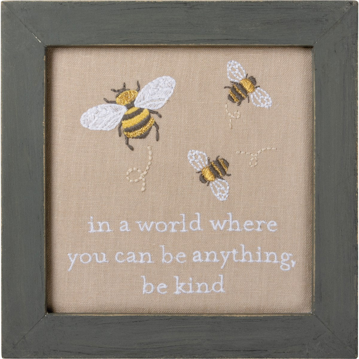 In A World Where Be Kind Stitchery