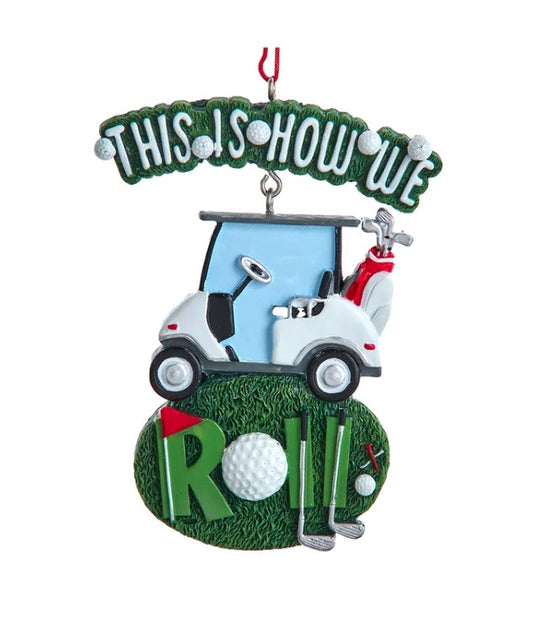 Golf Cart Ornament