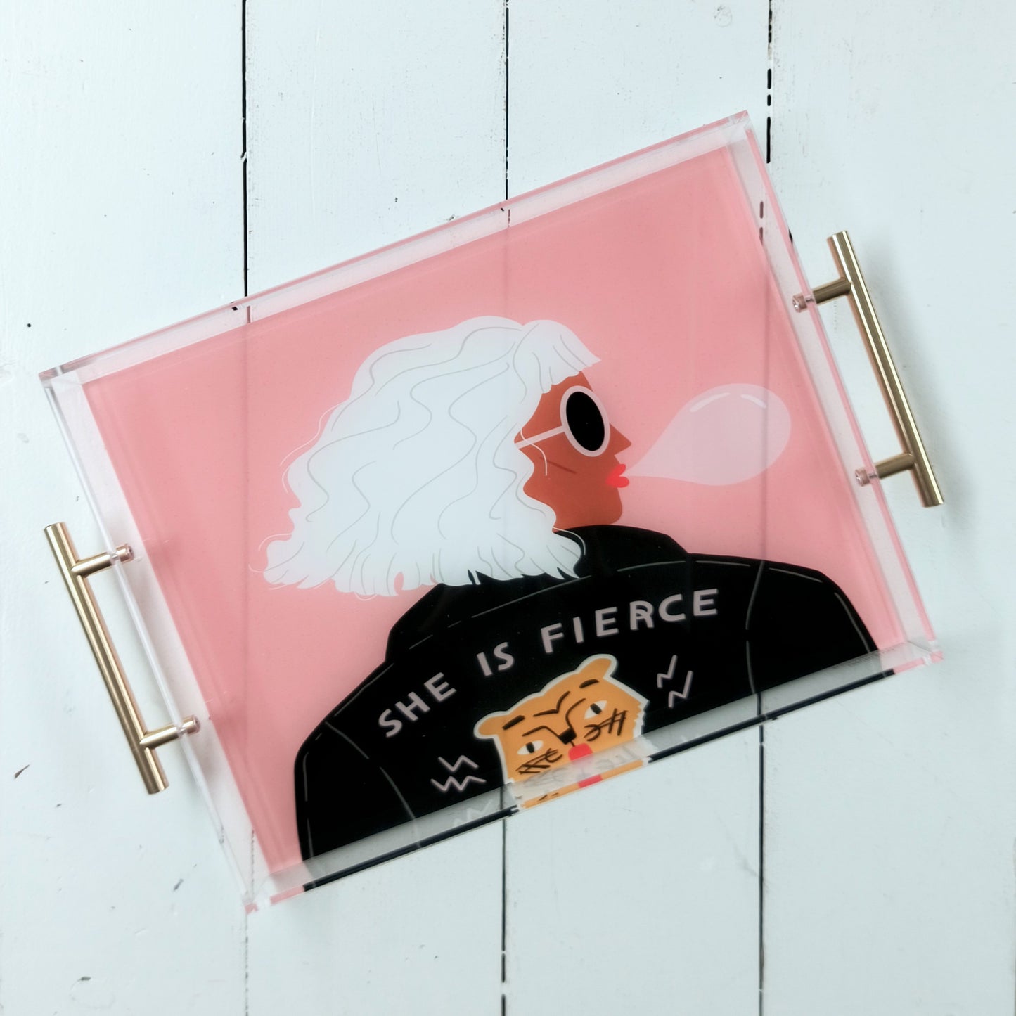 Acrylic Tray with Handles