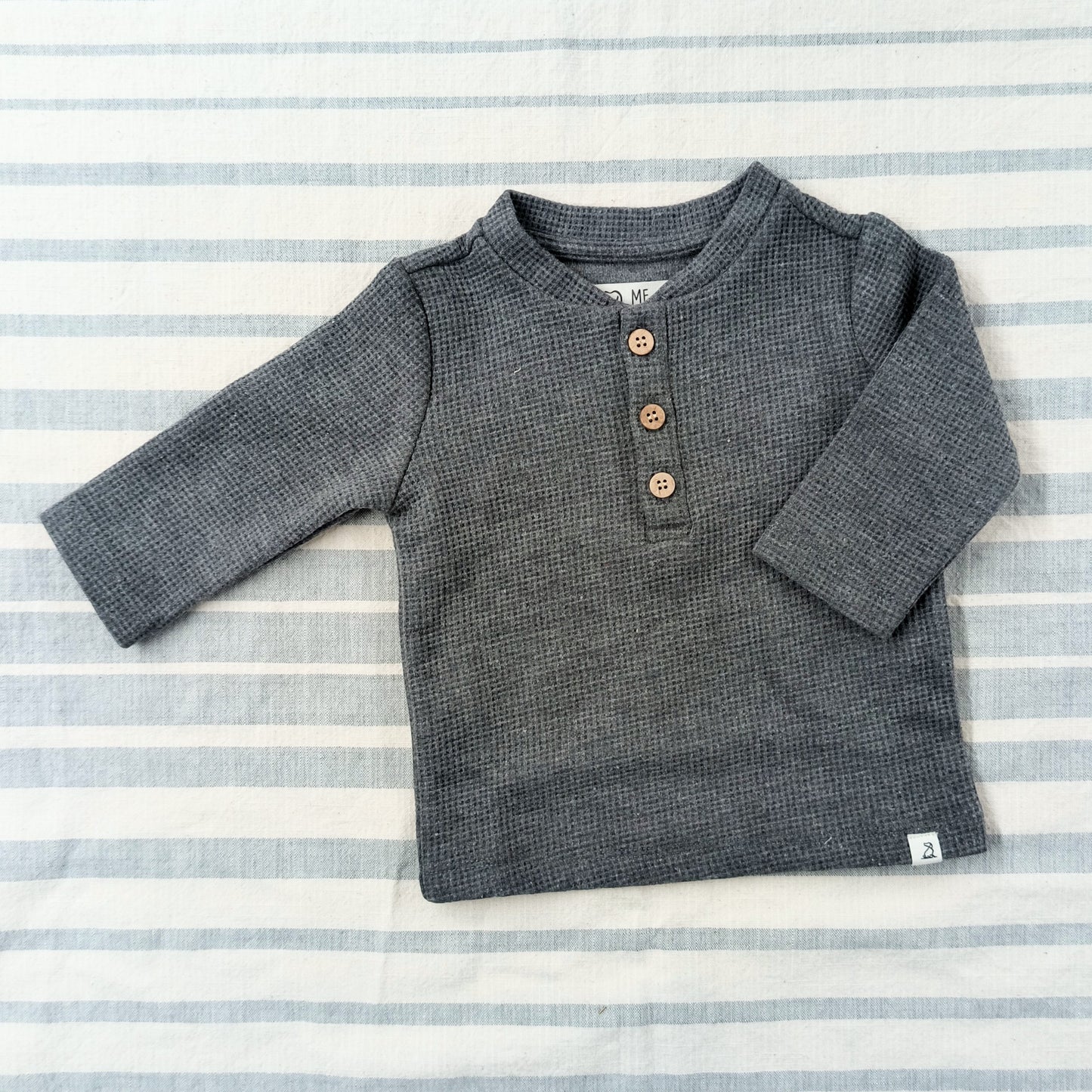 Waffle Shirt - Charcoal