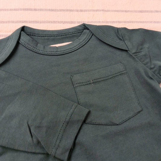 Long Sleeve Onesie - Green