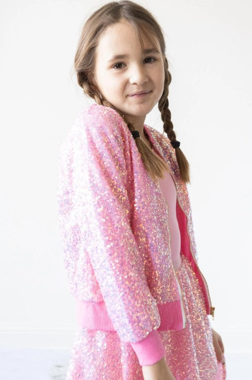 Bubblegum Pink Sequin Jacket