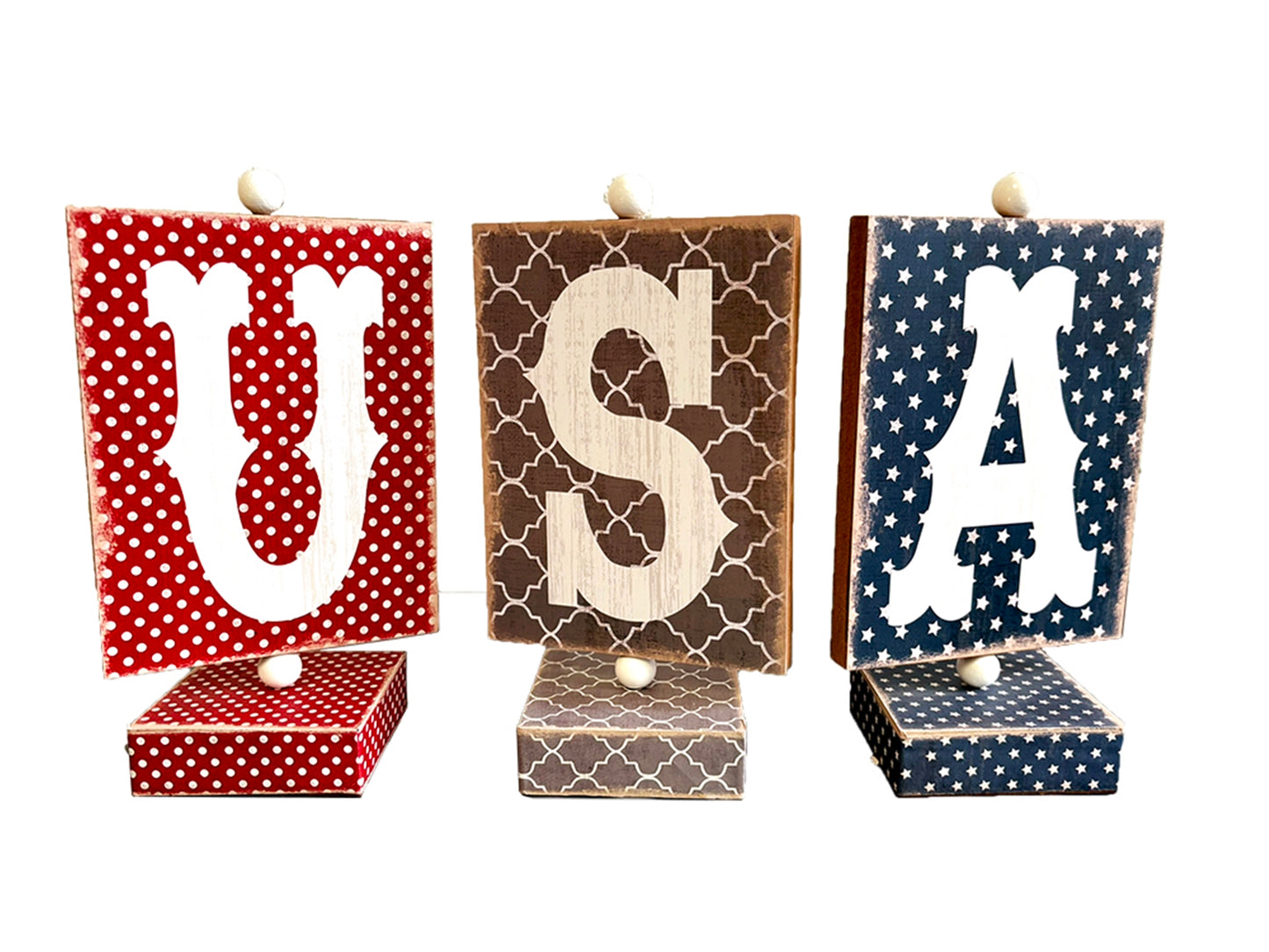 USA Letter Stands