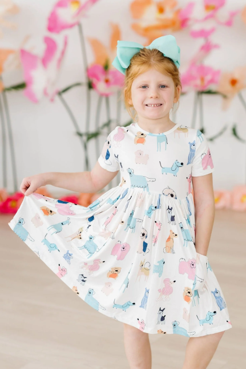 Puppy Pals Pocket Twirl Dress