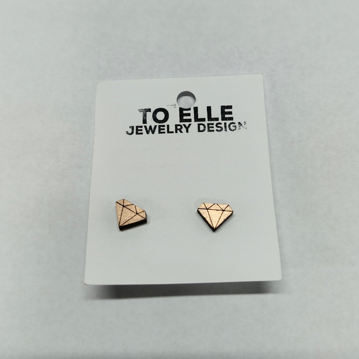 Liz Wooden Stud Earrings