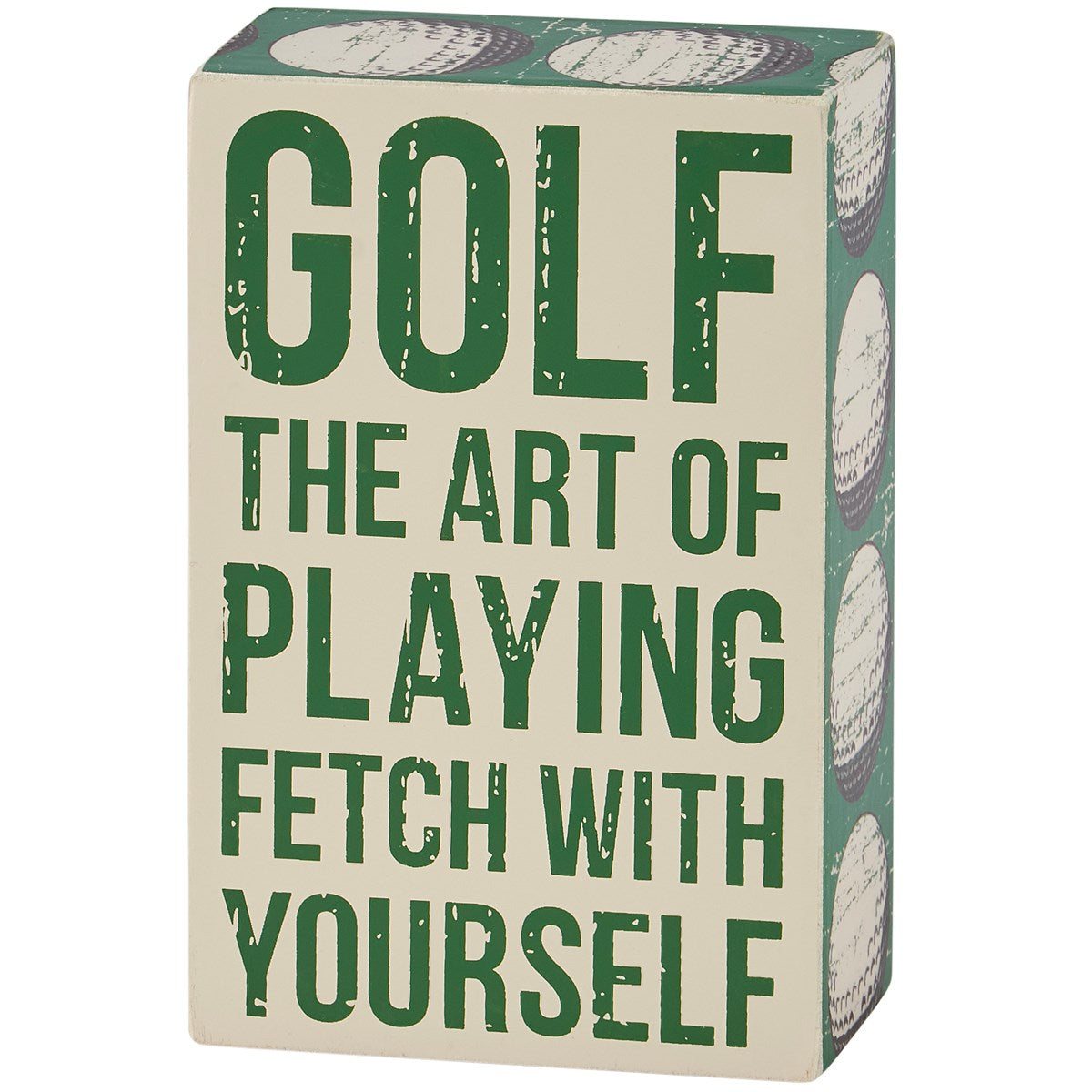 The Art Of Playing Fetch Box Sign