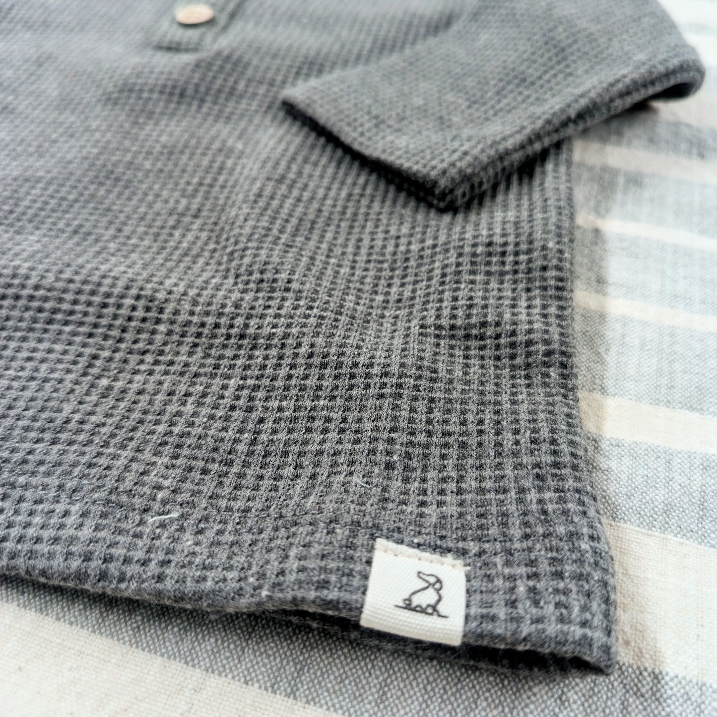 Waffle Shirt - Charcoal
