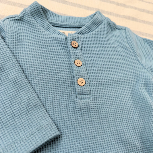 Waffle Shirt - Blue