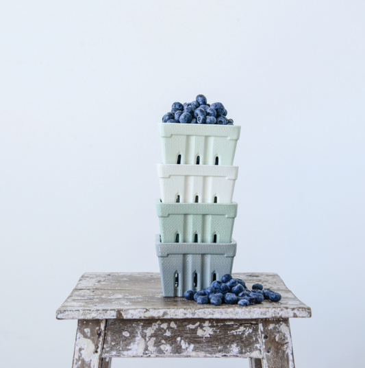 Stoneware Berry Basket