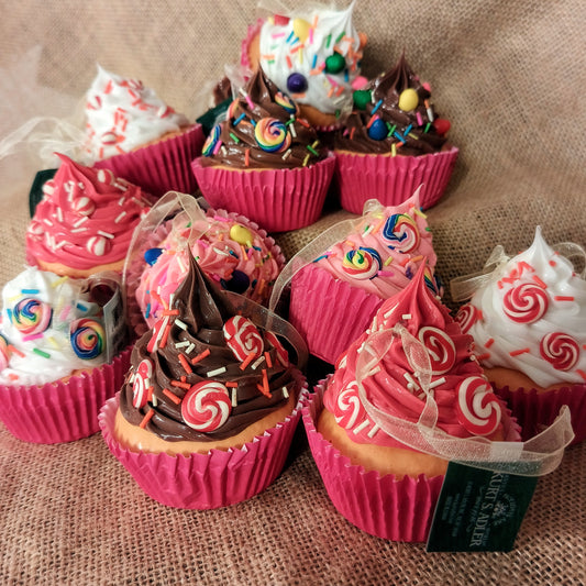 Cupcake Ornament - 12 Styles