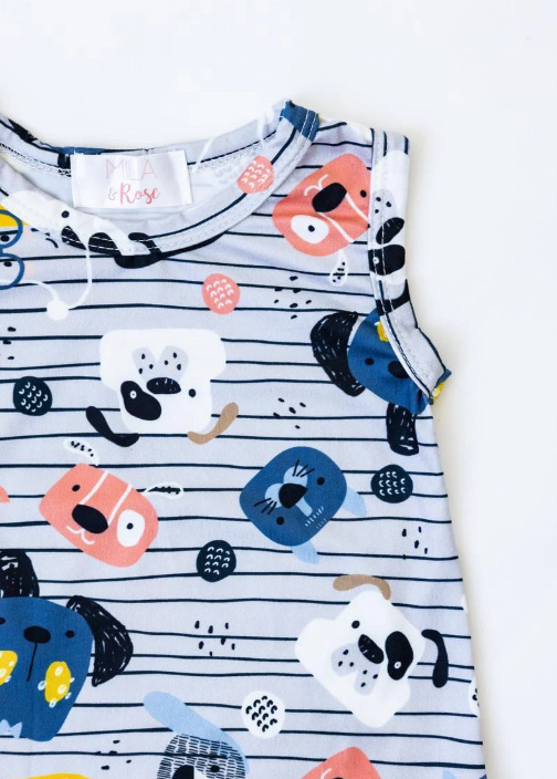 Puppy Shorty Shorty One-Piece
