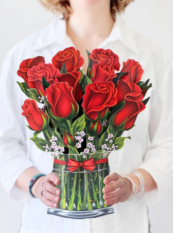 Red Roses Pop-Up Bouquet