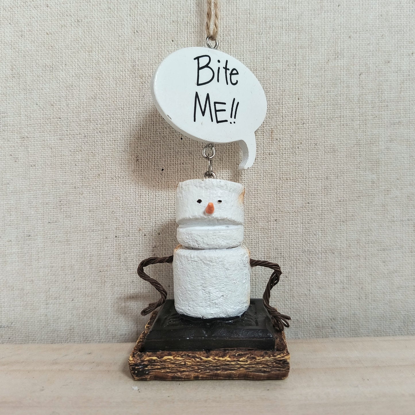 S'mores Snowman Ornament