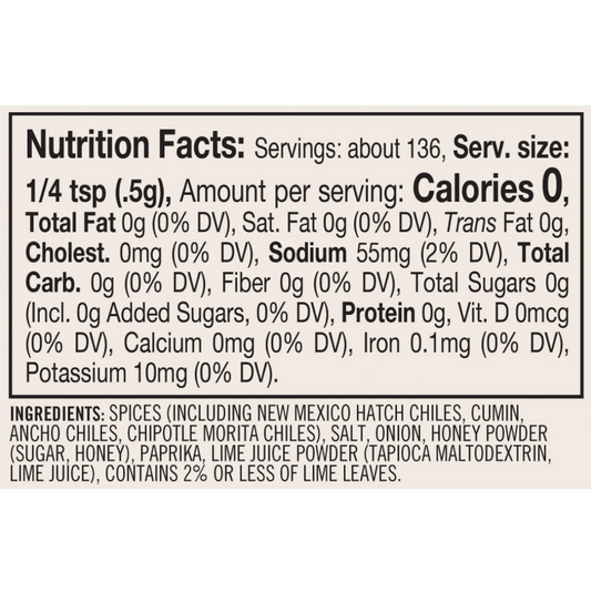 Carnitas Seasoning 2.4oz Glass Jar