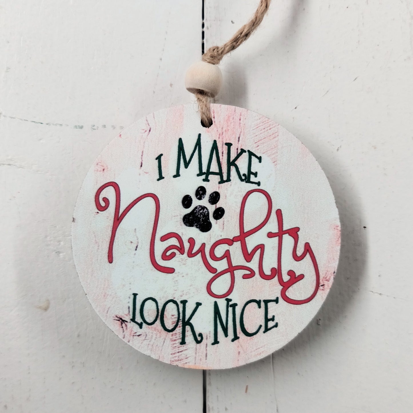 Round Pet Ornament - Assorted