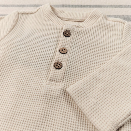 Waffle Shirt - Cream