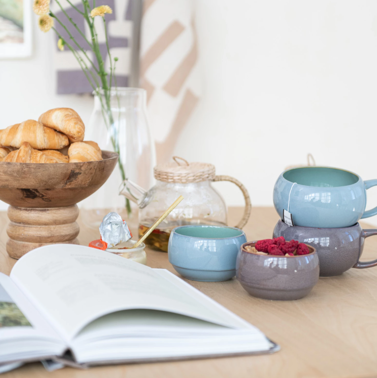 16 oz. Stoneware Mug w/ Reactive Glaze