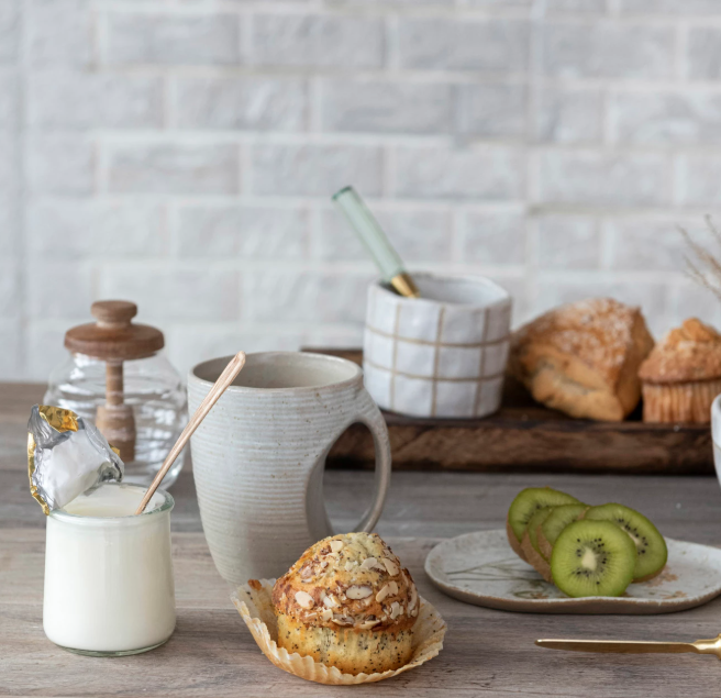 Glass Honey Jar w/ Lid & Attached Honey Dipper