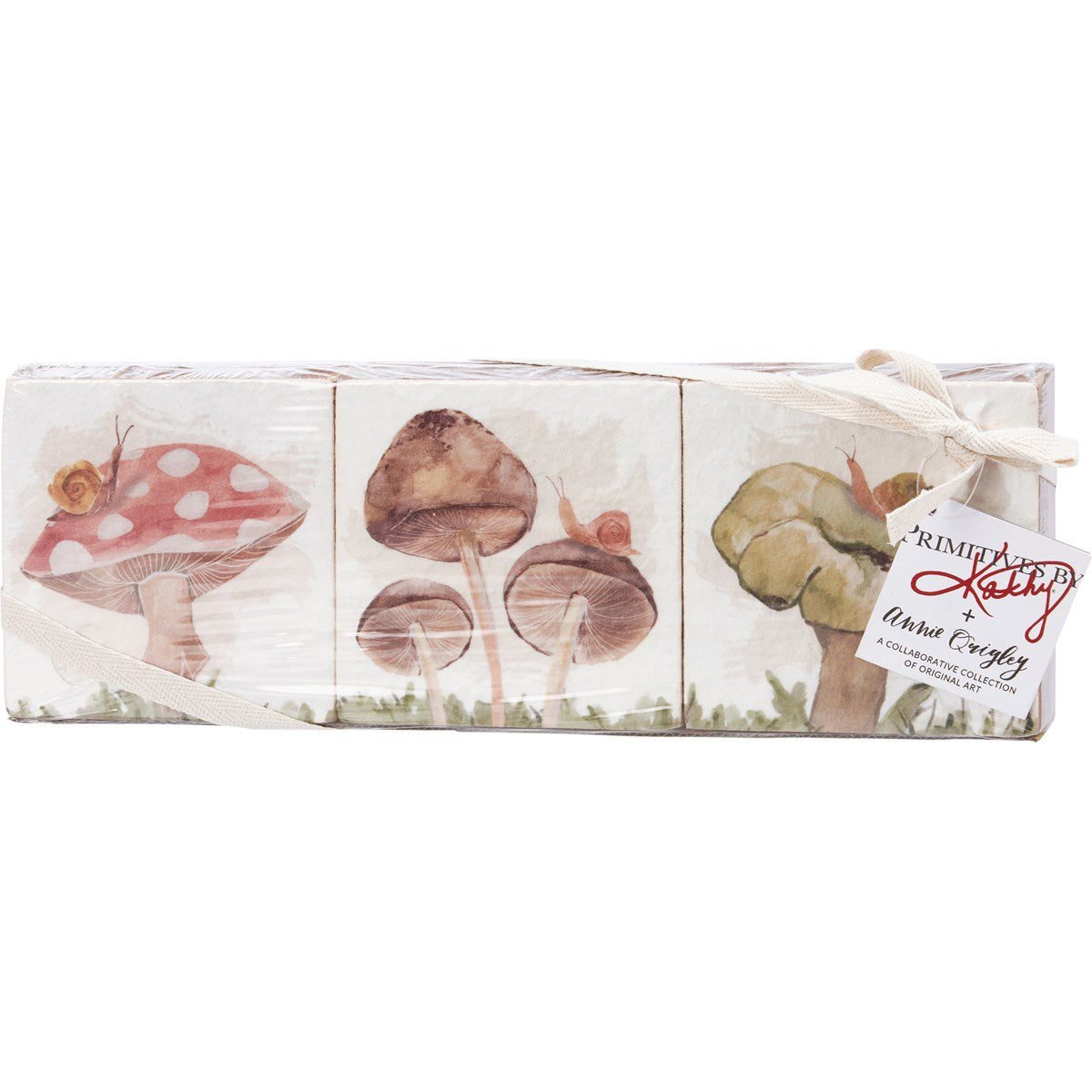 Block Sign Set - Mushrooms