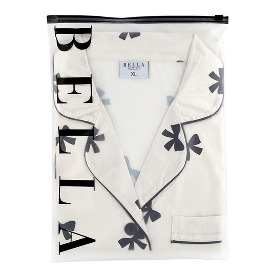 Long Sleeve Bow Adult PJ Set