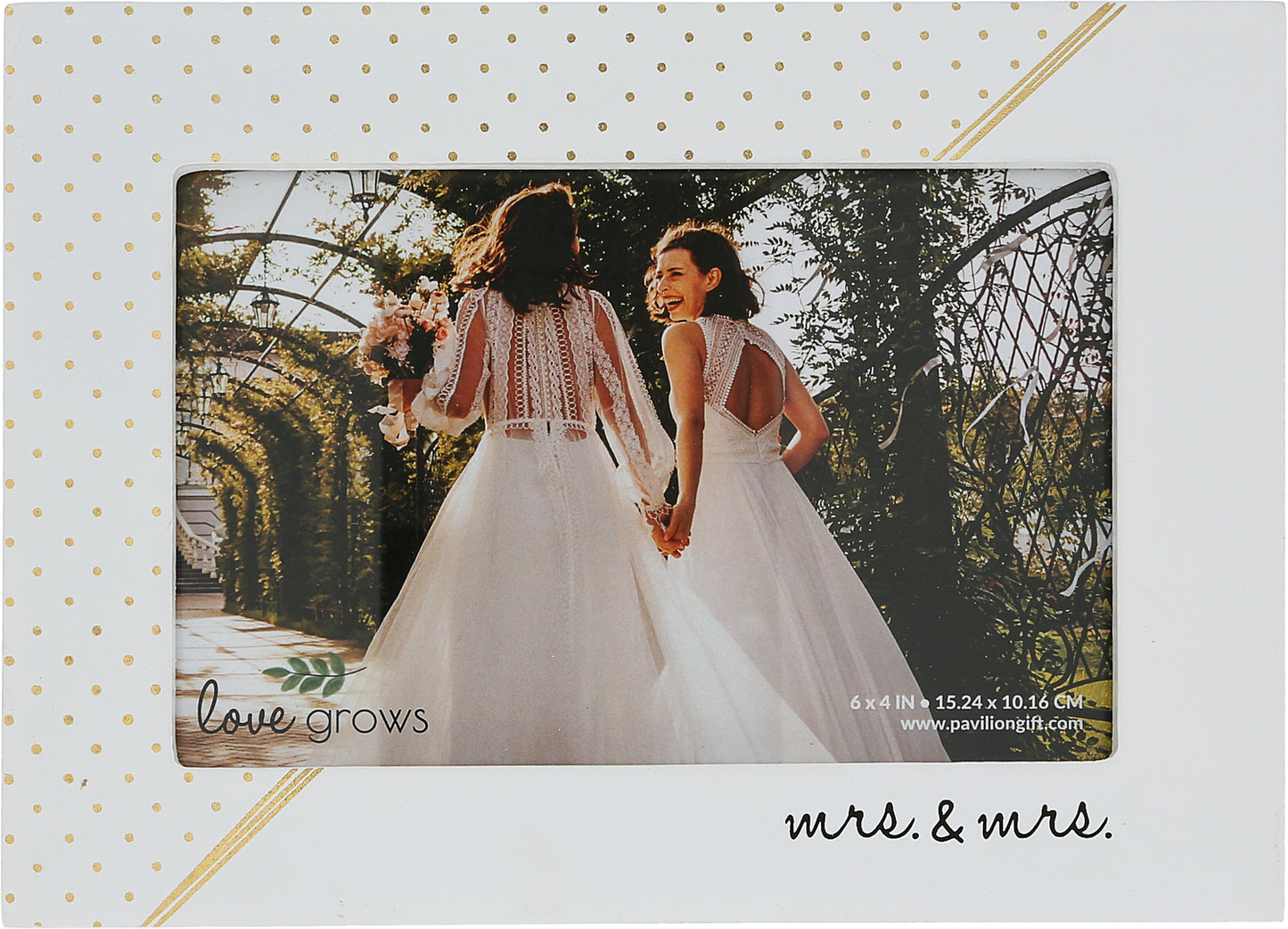 Mrs. & Mrs. 4x6 Photo Frame