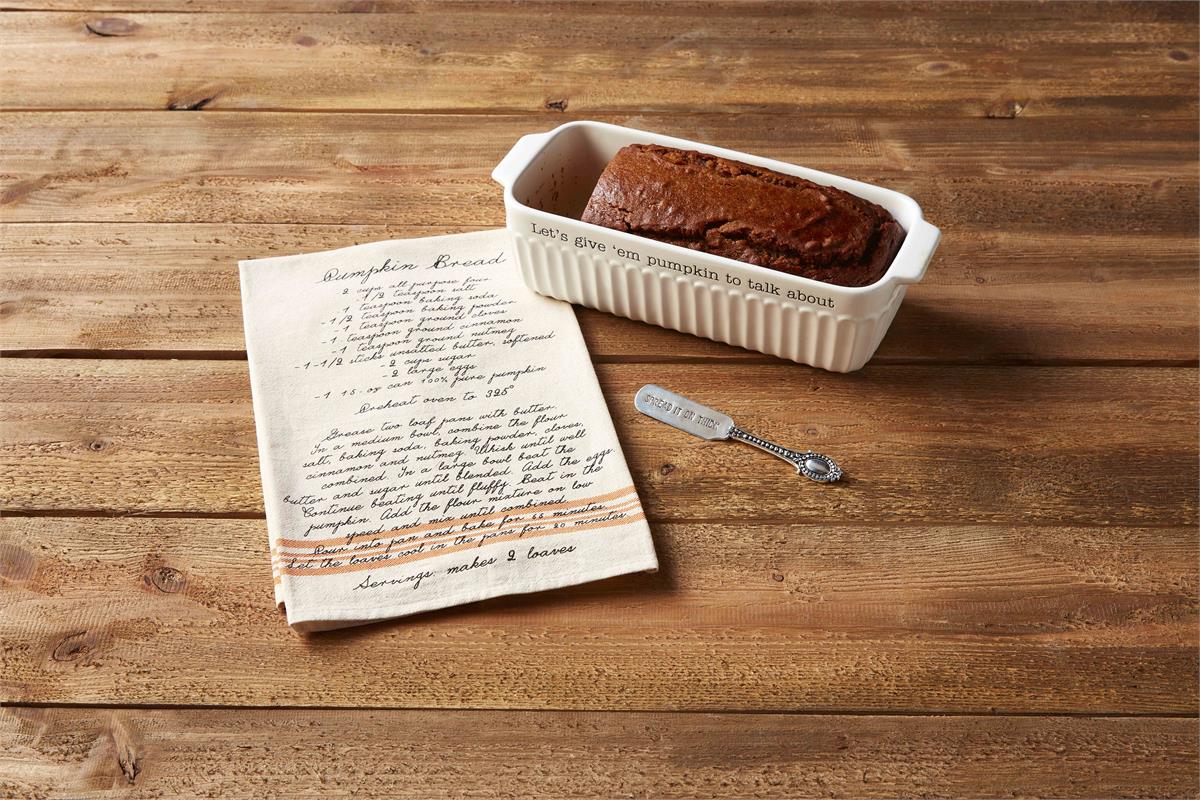 Pumpkin Bread Baker/Towel Set