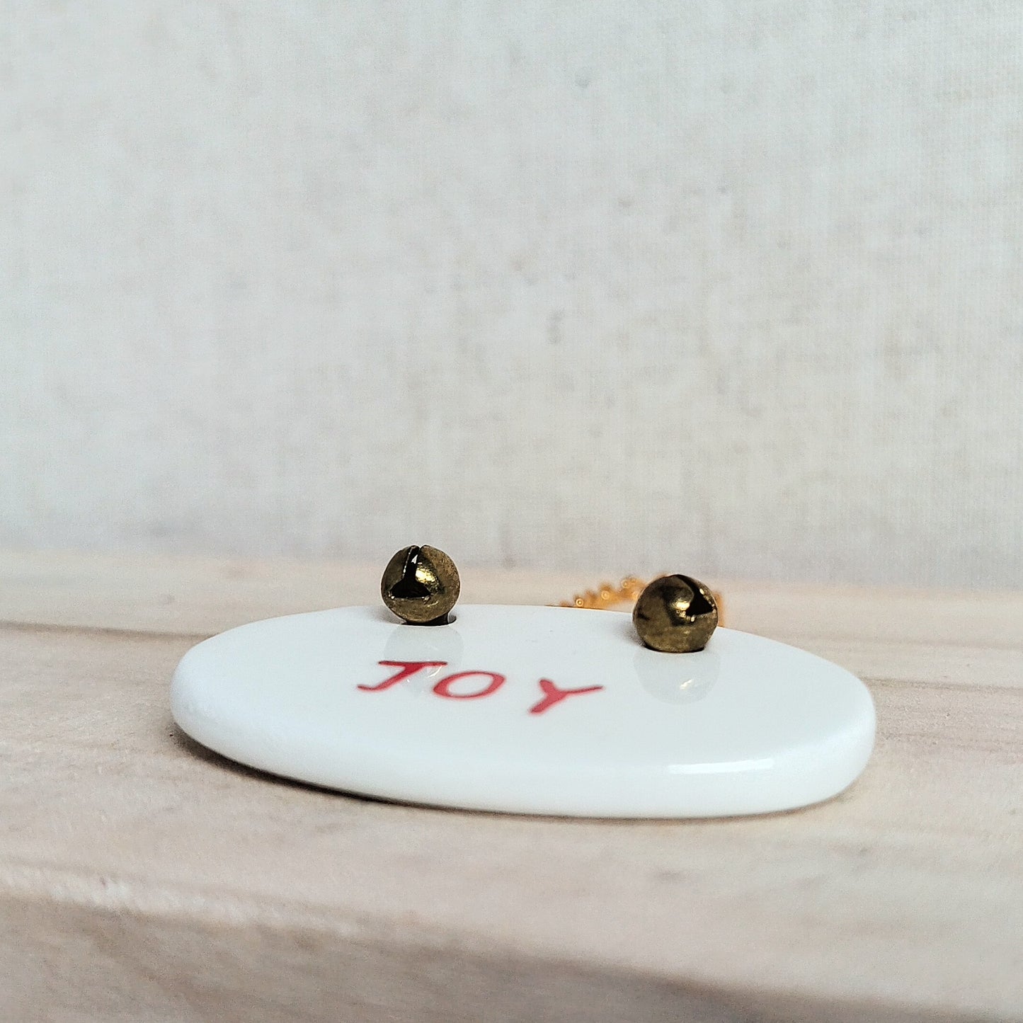 Ceramic Christmas Word Ornament