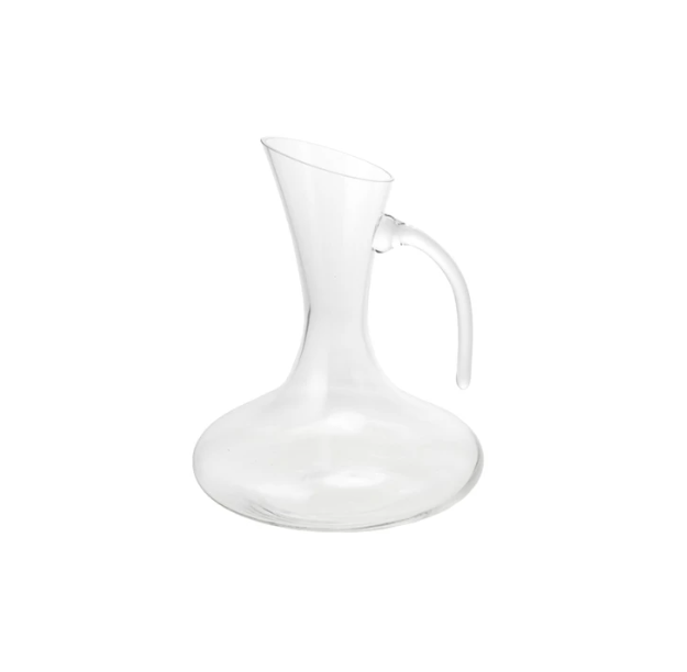 2 Quart Glass Wine Decanter w/ Handle