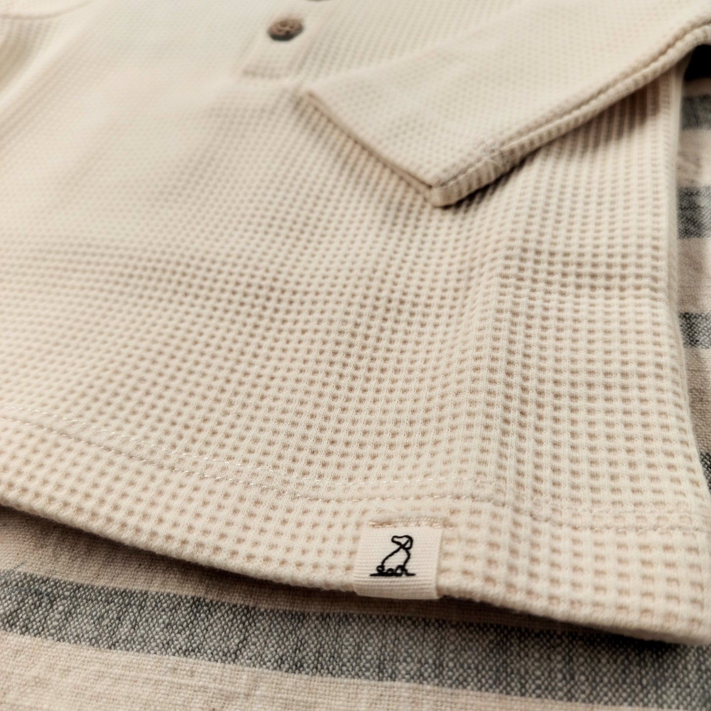 Waffle Shirt - Cream