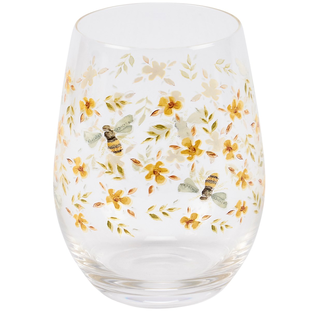Bee Wine Glass