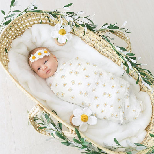 Daisy Swaddle Blanket