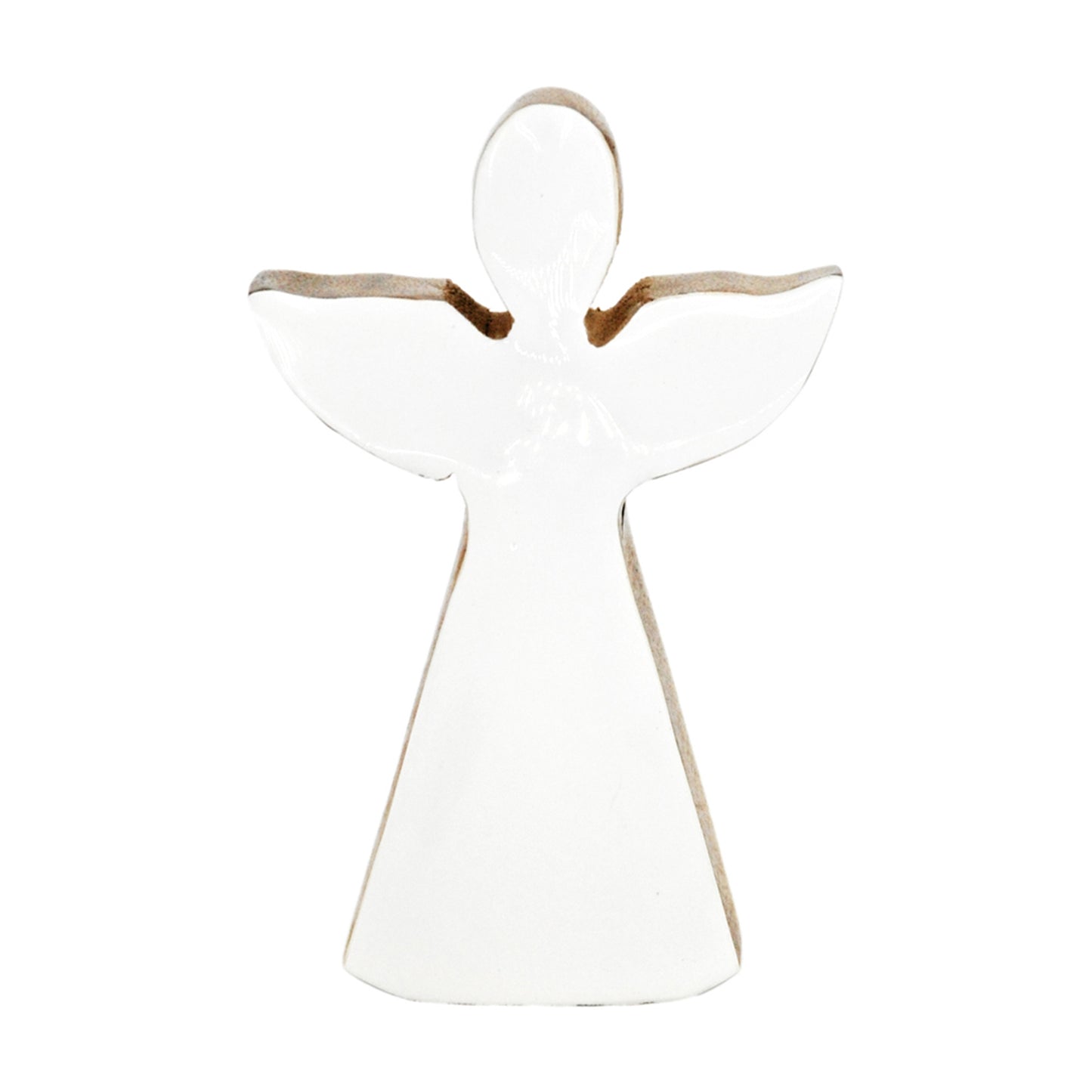 White Enamel Angel Block