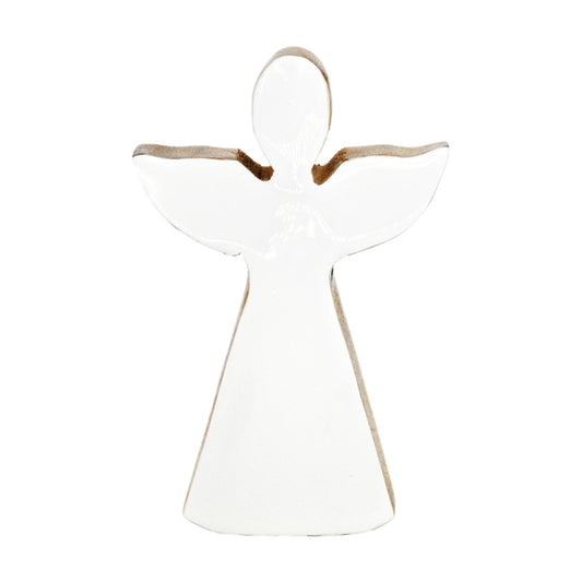 White Enamel Angel Block