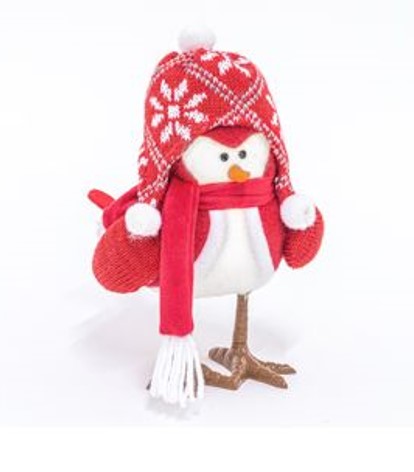 Fabric Winter Bird