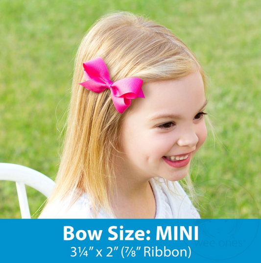 Mini Stars & Stripes Print Hair Bow