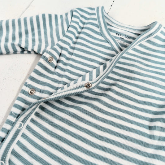Blue Striped Onesie Set