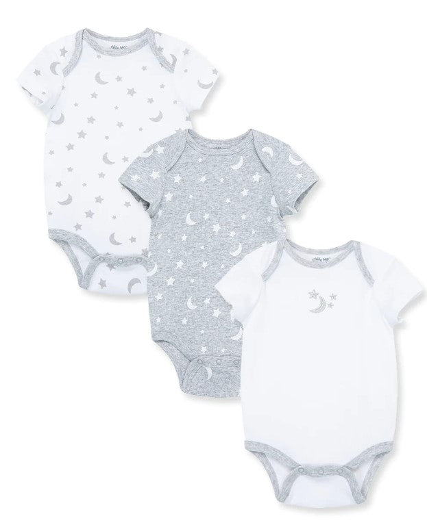 Moon and Stars Bodysuits - 3pk