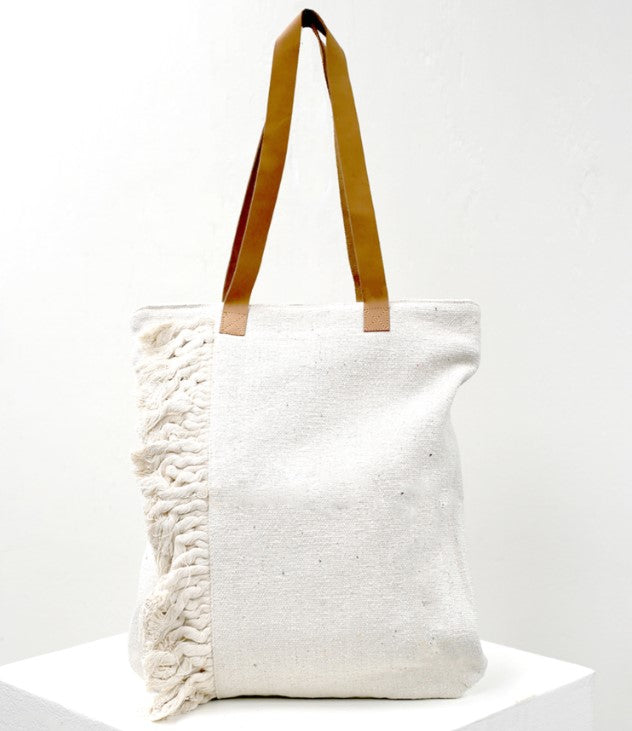 Haines Fringe Tote Bag 15x15"