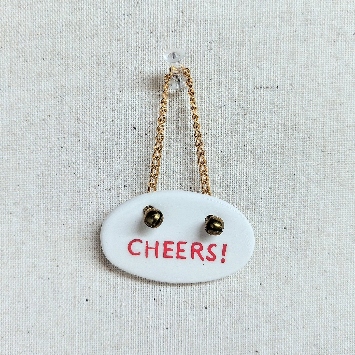 Ceramic Christmas Word Ornament