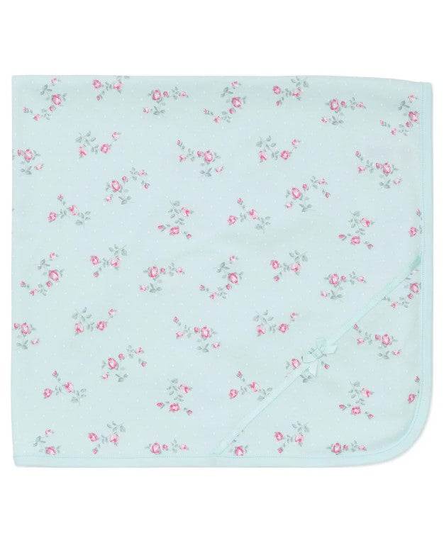 Floral Spray Receiving Blanket