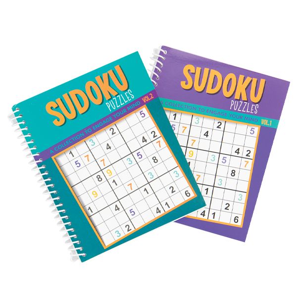 8" Spiral Sudoku, assorted