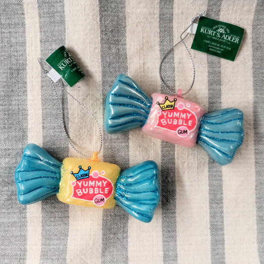 Glass Bubblegum Ornament